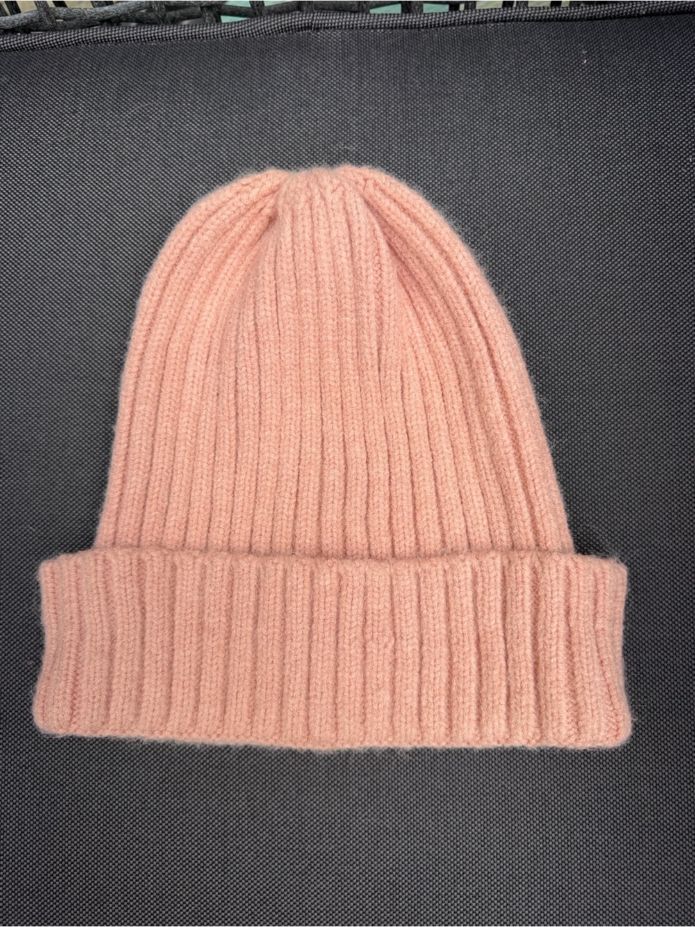 Pink Ribbed Knit Beanie - Women Accessories